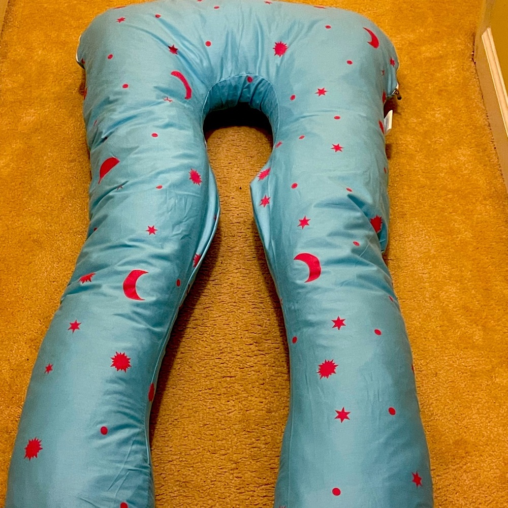 Body pillow for a small adult.